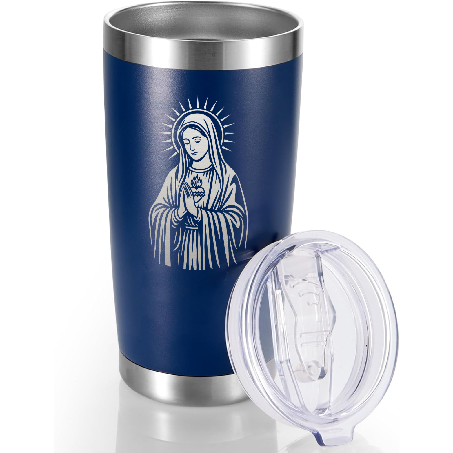 Sacred Mary 20oz Tumbler - Navy