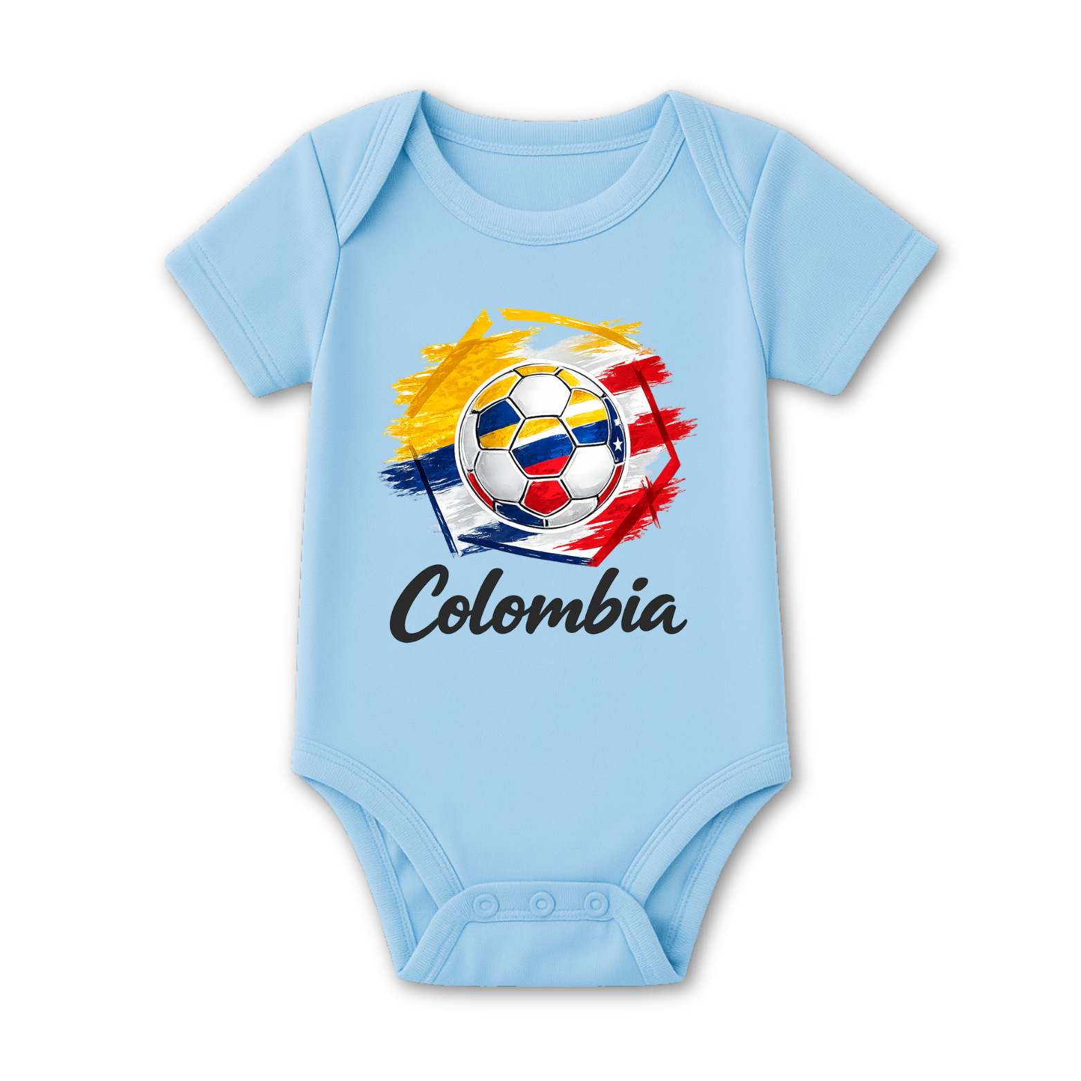 Colombia Football Baby Onesie color variation 4