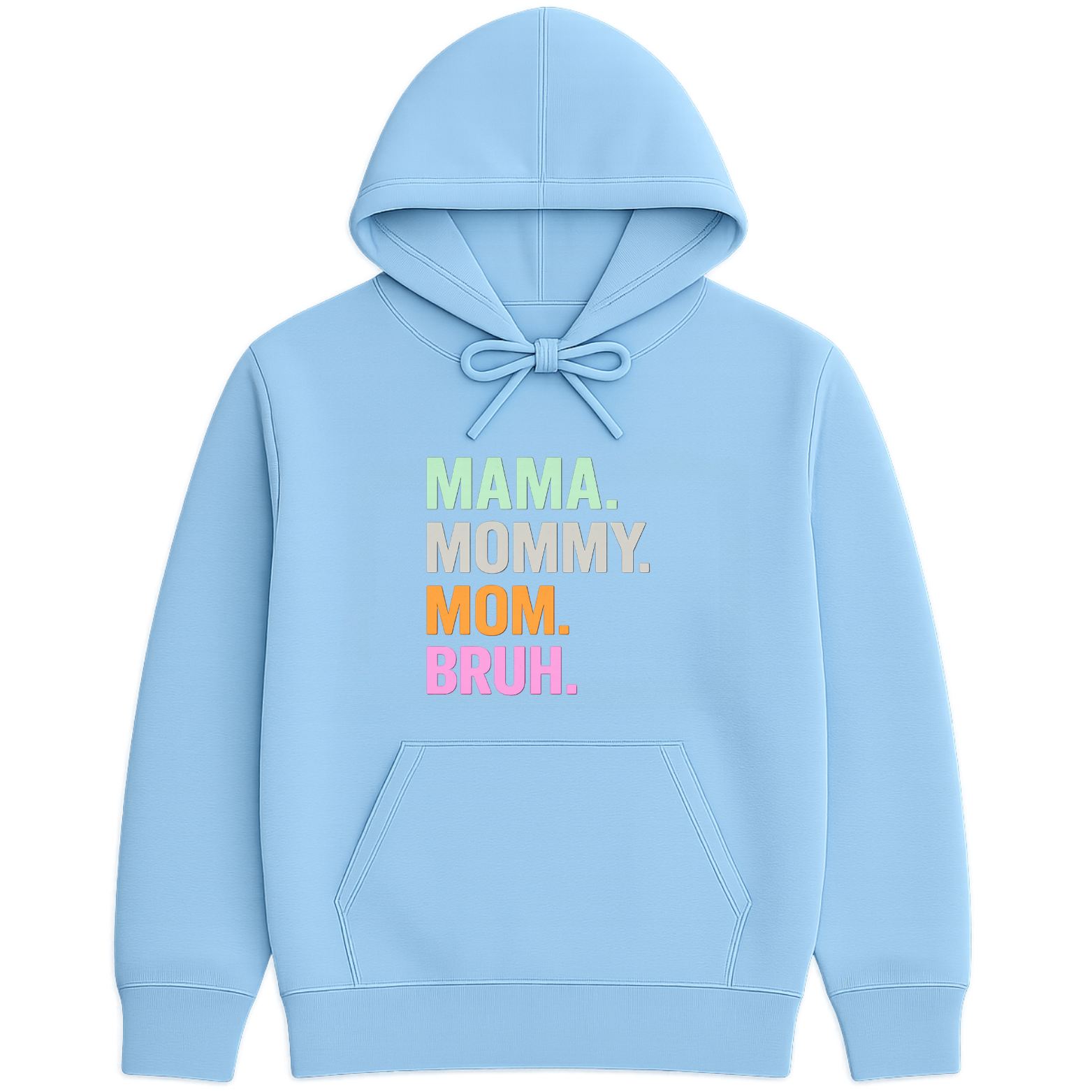 Mom Bruh Hoodie - Forest Green mockup