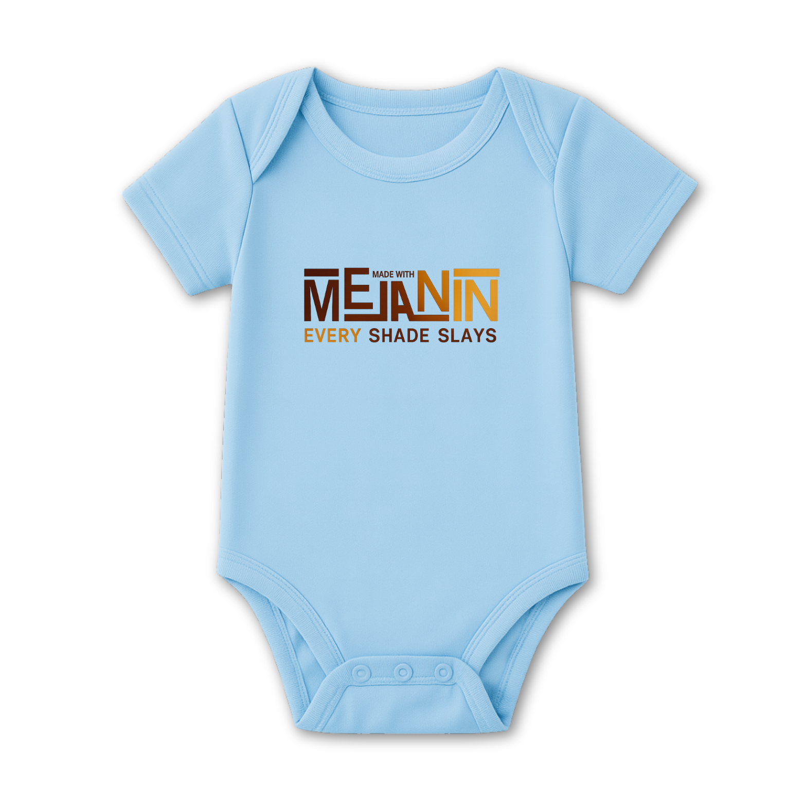 Made With Melanin Baby Onesie color variation 4