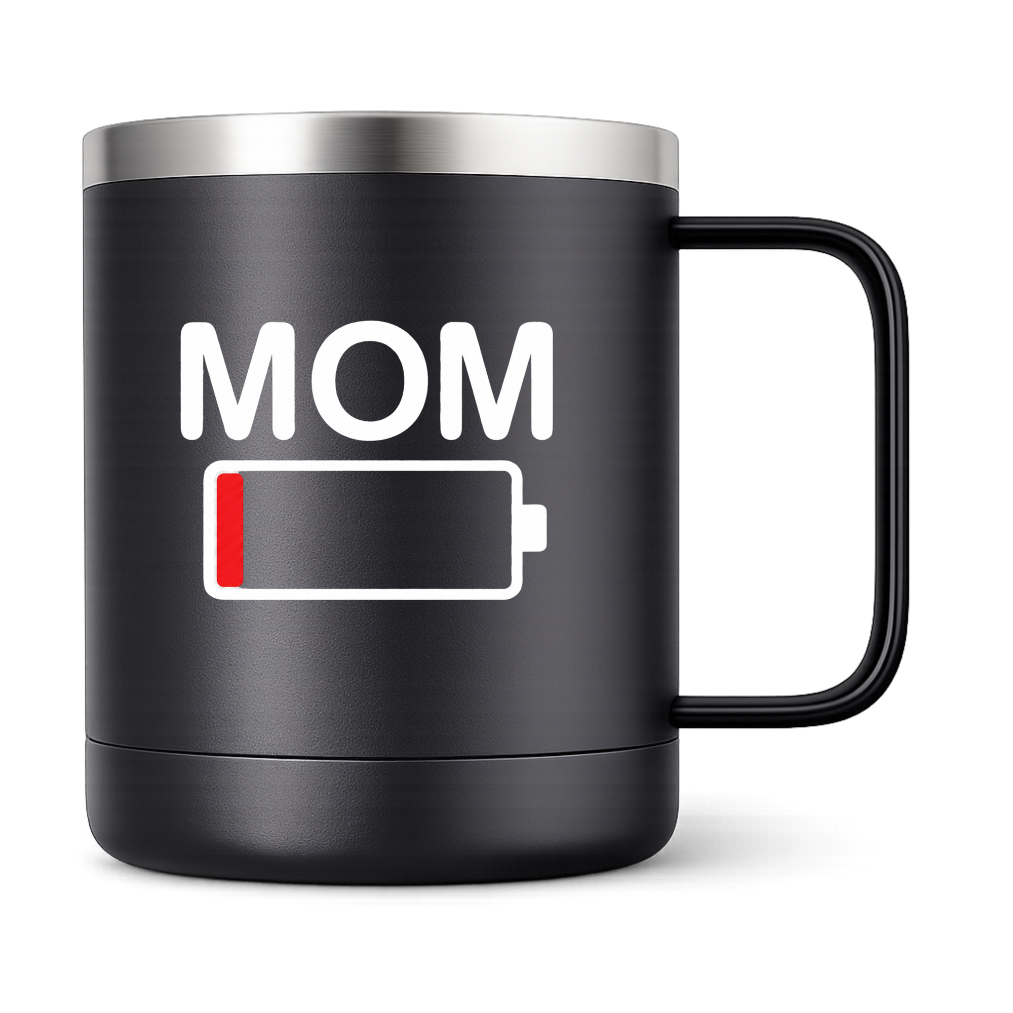 Mom Battery Low Travel Coffee Tumbler color variation 4