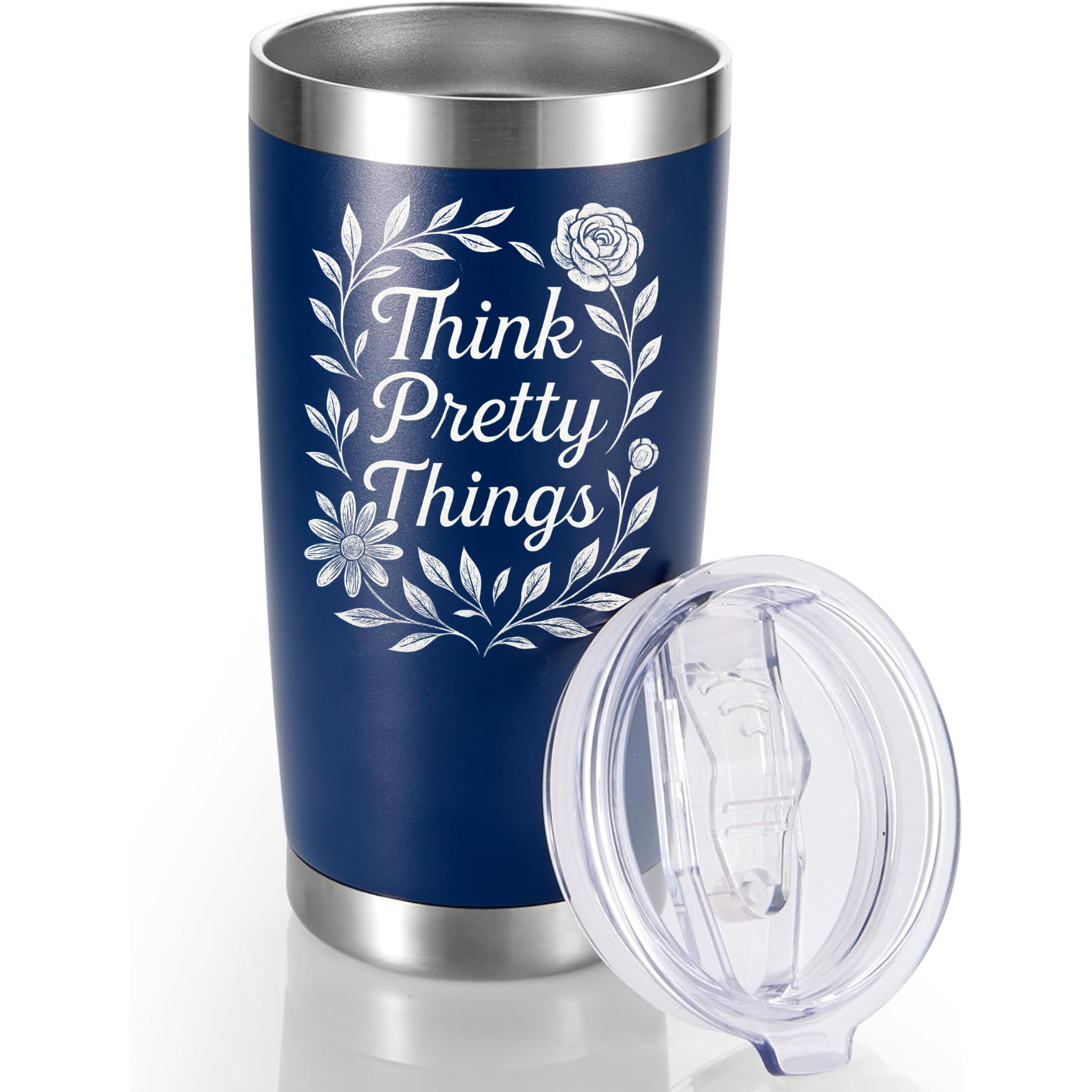 Think Pretty Things 20oz Tumbler - Navy
