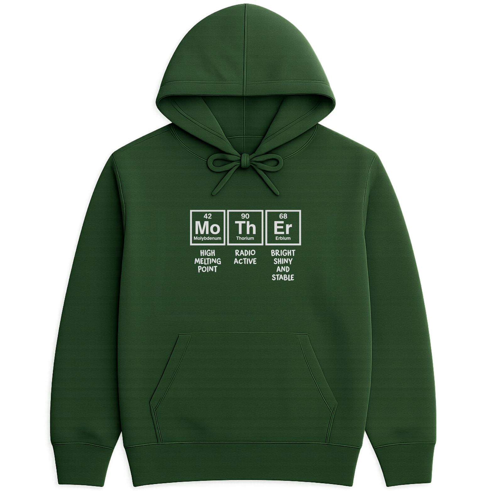 Mom Chemistry Hoodie - Forest Green mockup