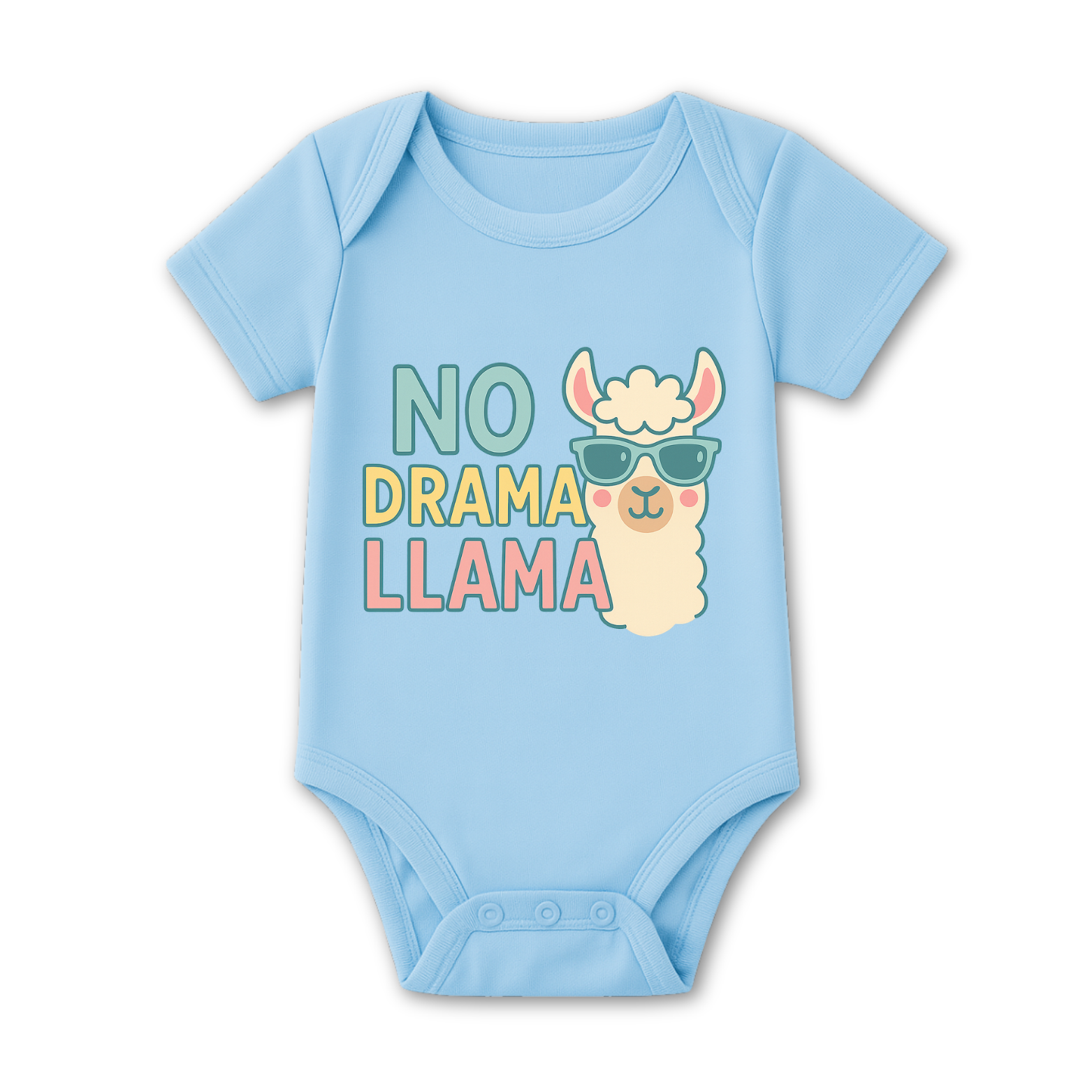 No Drama Llama Baby Onesie color variation 4