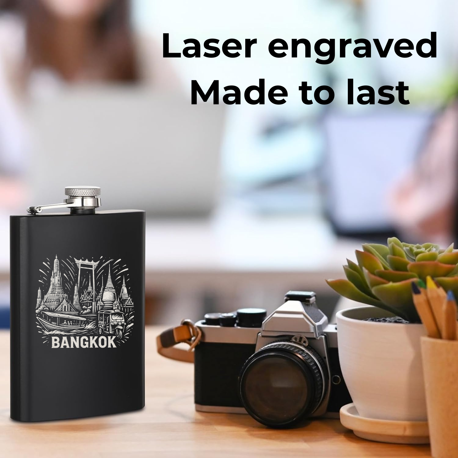 Bangkok Flask - gift box and funnel