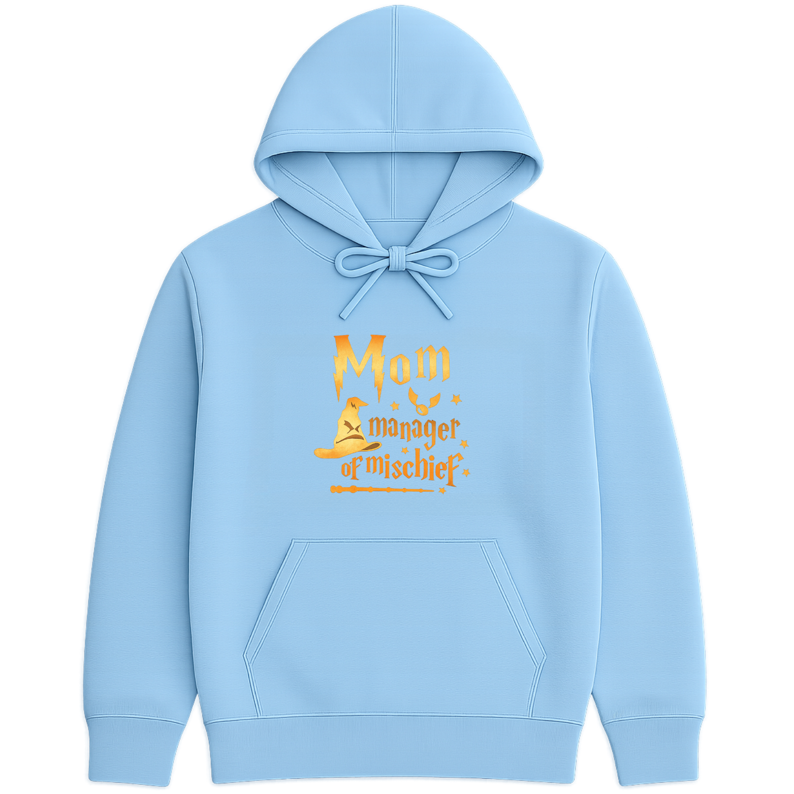 Mom Manager Of Mischief Hoodie - Forest Green mockup