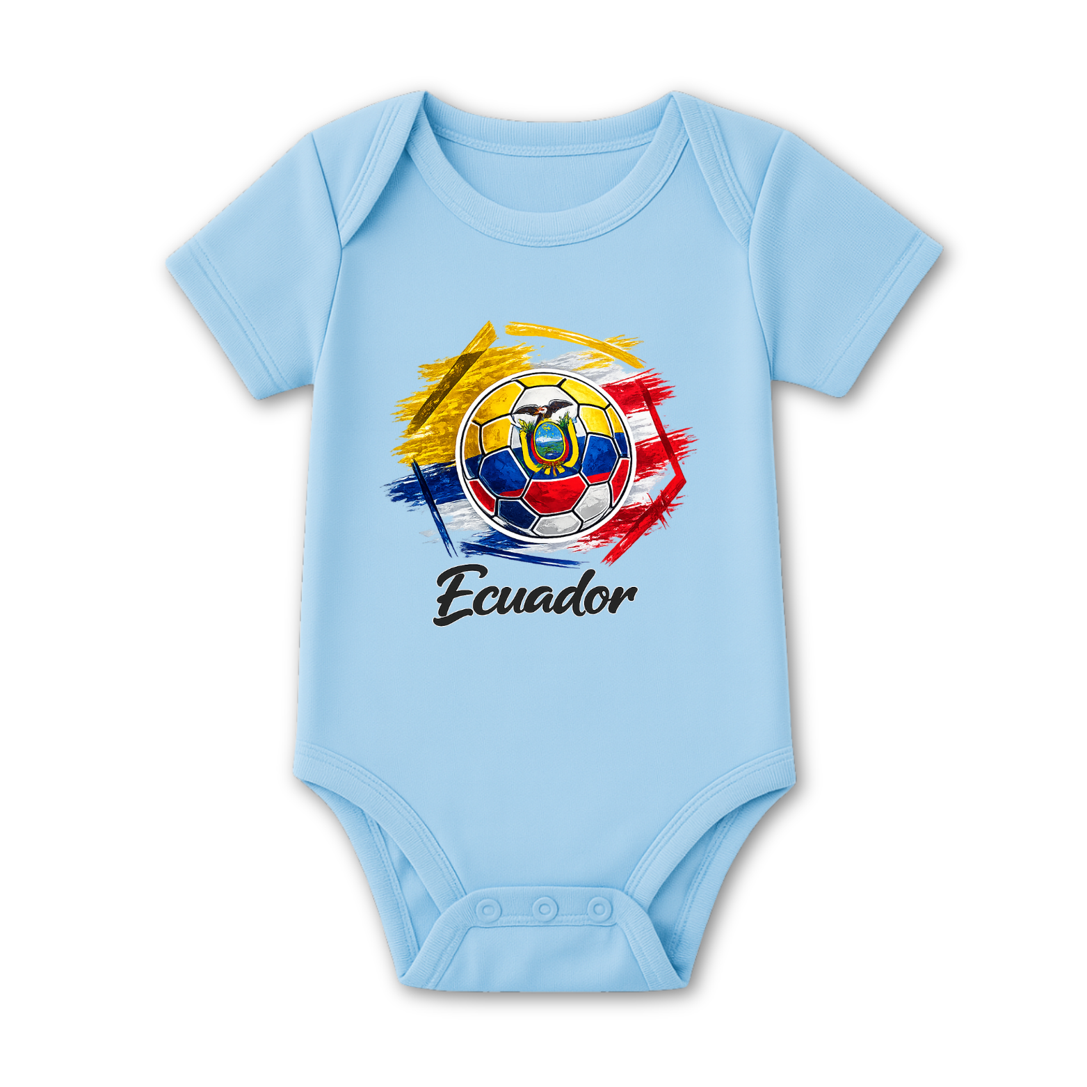 Ecuador Football Baby Onesie color variation 4