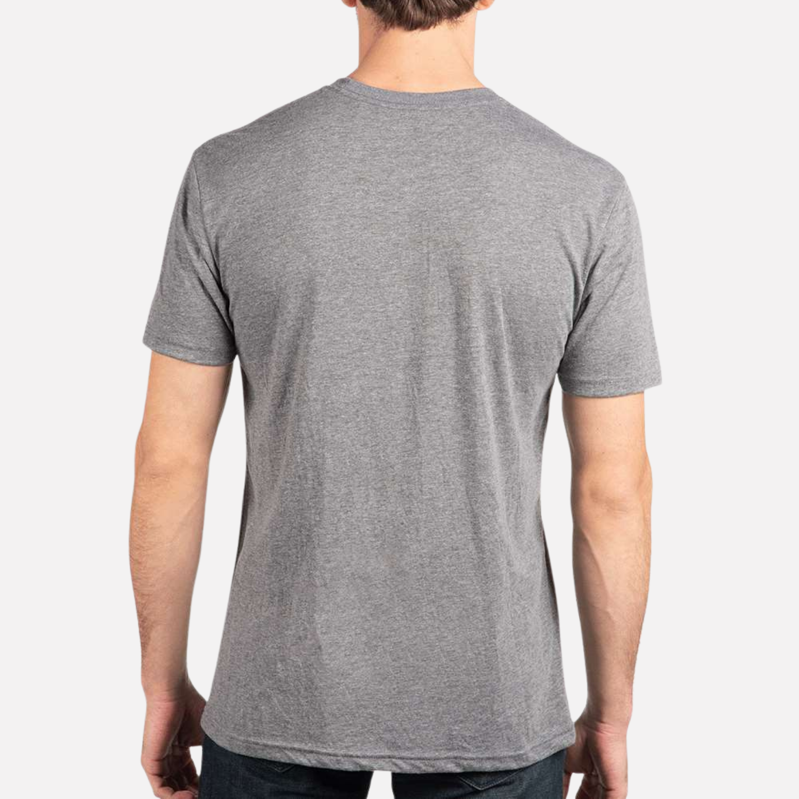 USA Classic T-Shirt - Sports Grey back mockup