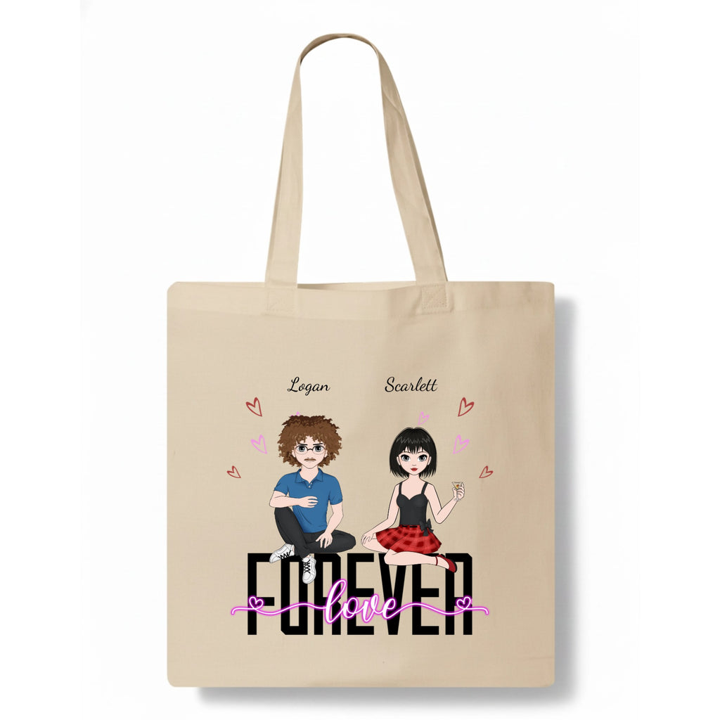 Forever love Tote Bag hero product mockup