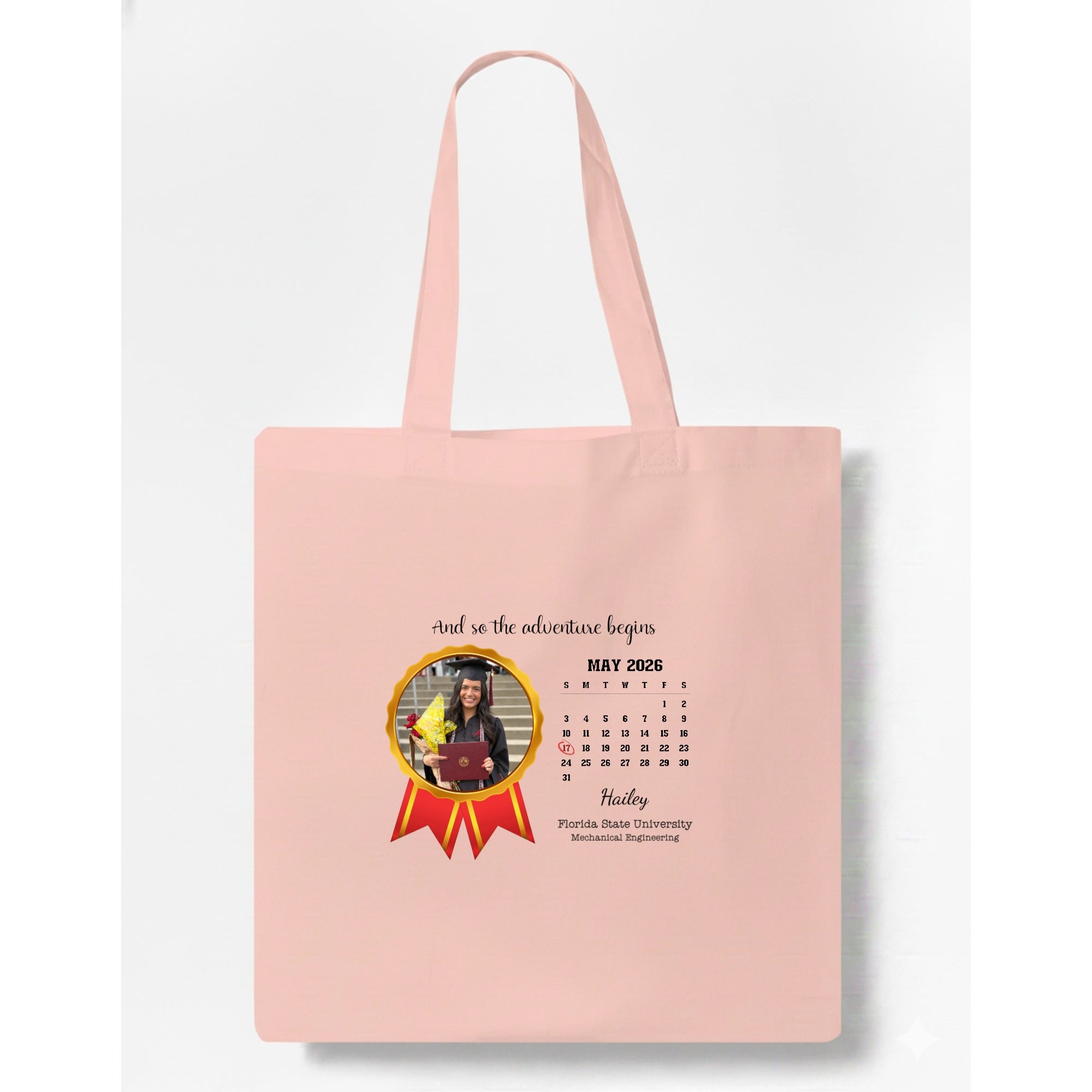 And So the Adventure Begins Tote Bag hero product mockup