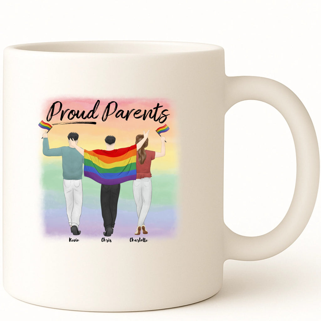 Proud parents Coffee Mug hero product mockup