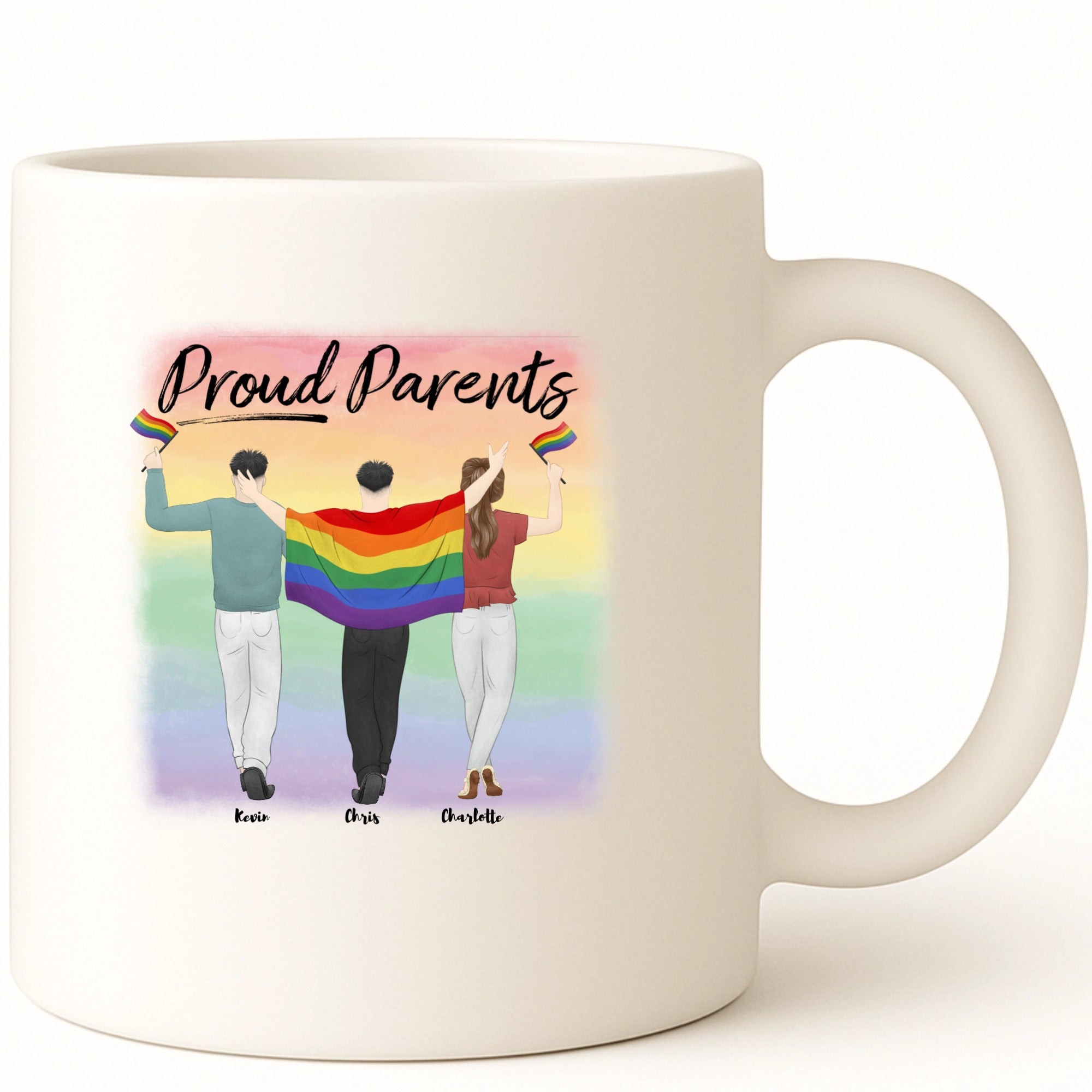 Proud parents Coffee Mug hero product mockup
