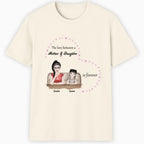The love between a mother and daughter is forever Classic T-Shirt hero product mockup
