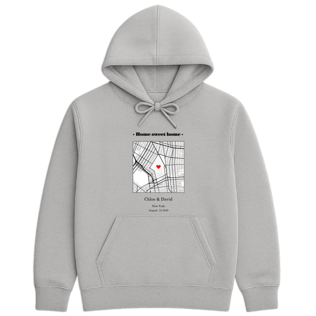 Home is wherever I'm with you Hoodie hero product mockup