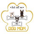Just call me Dog Mom Hoodie alternate product view 2