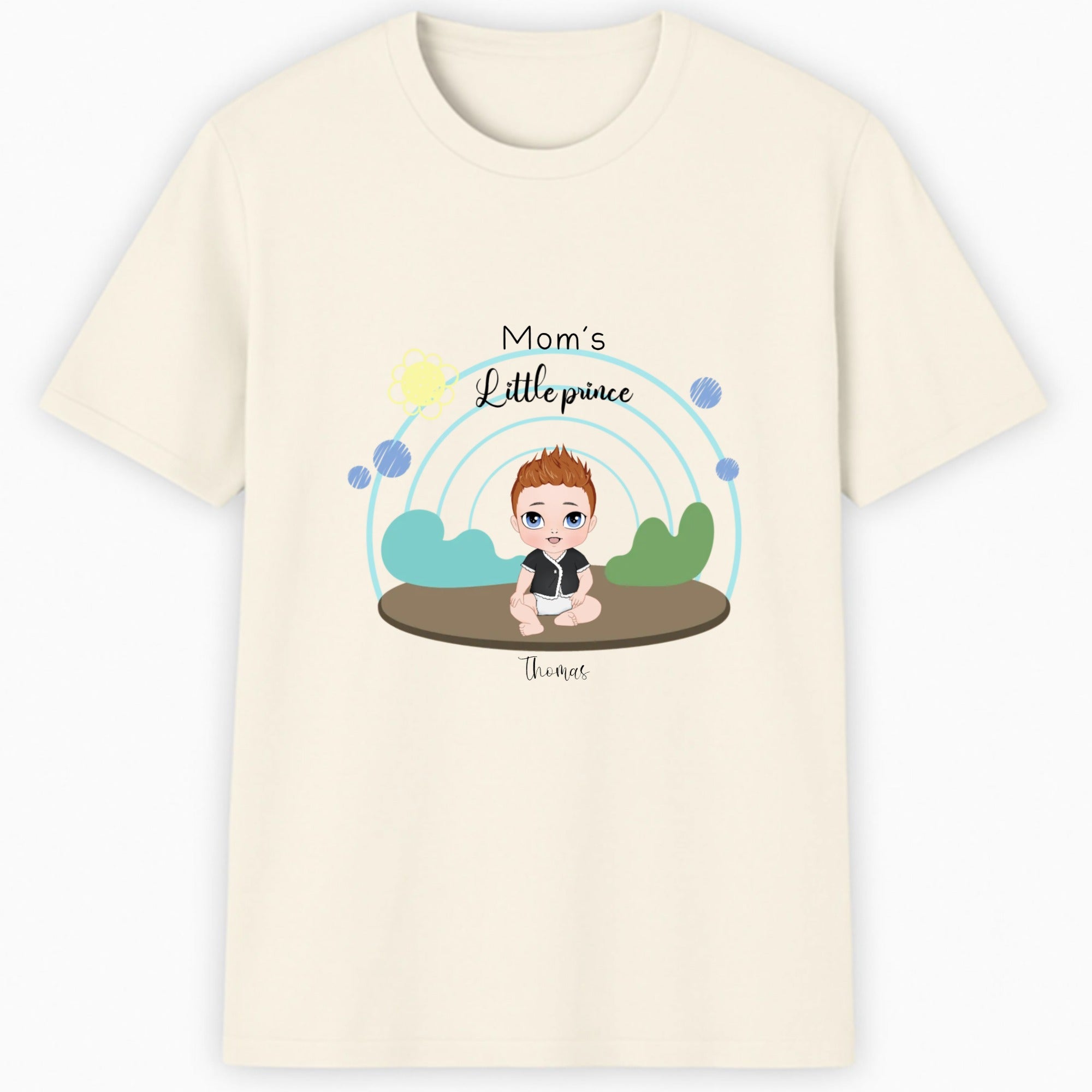 Mom´s Little Prince Classic T-Shirt hero product mockup