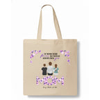 If Moms were Flowers Tote Bag hero product mockup