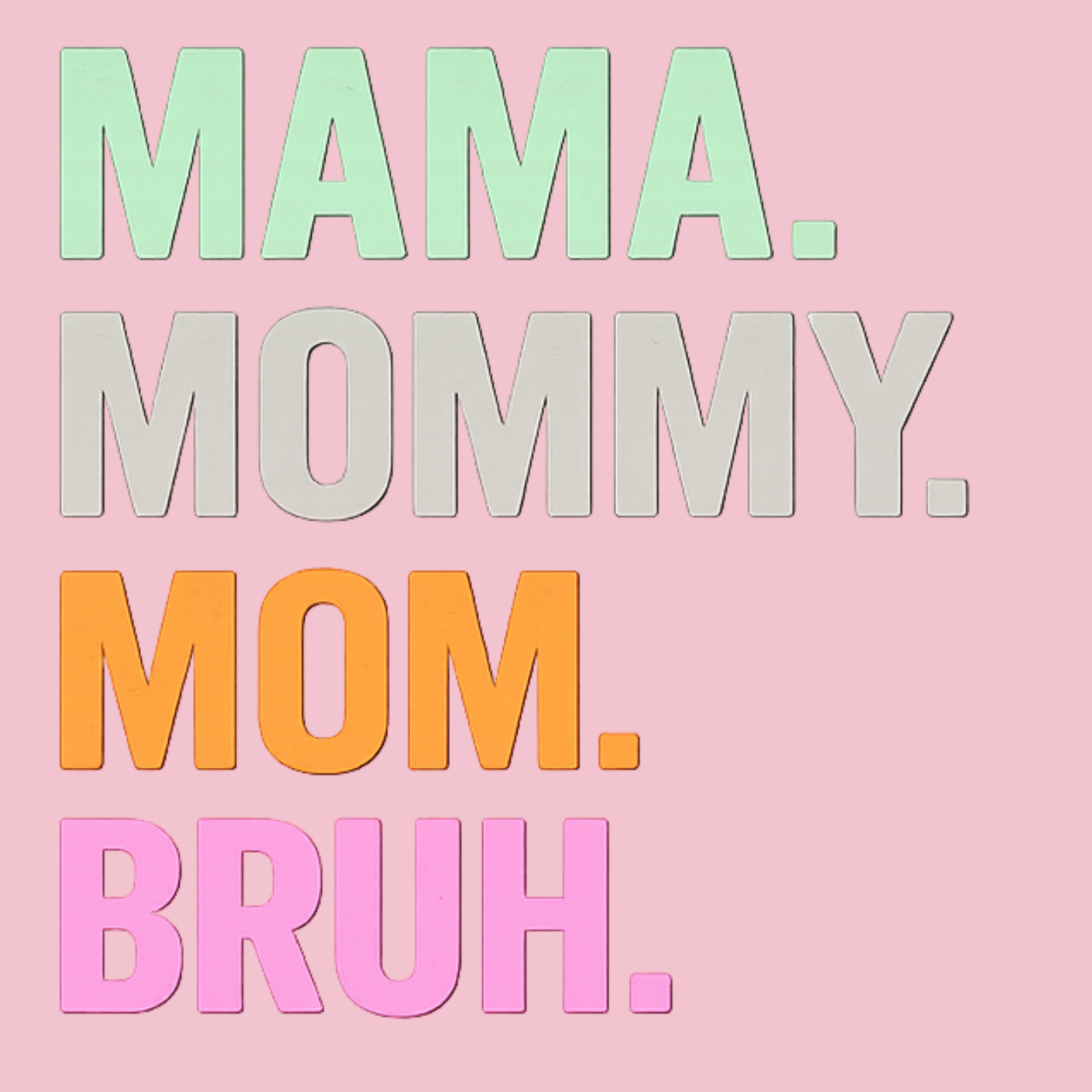 Mom Bruh Women's Ultra-Premium Triblend T-Shirt - Heather Grey design preview