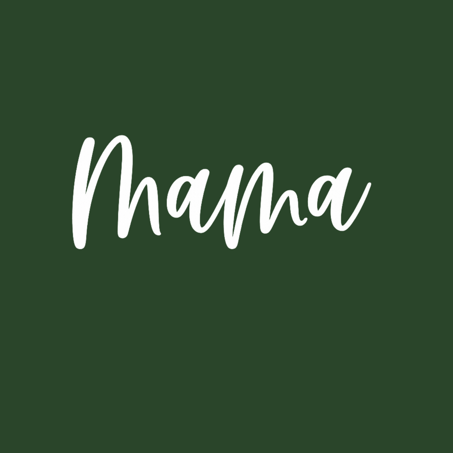 MAMA Hoodie - Forest Green design preview