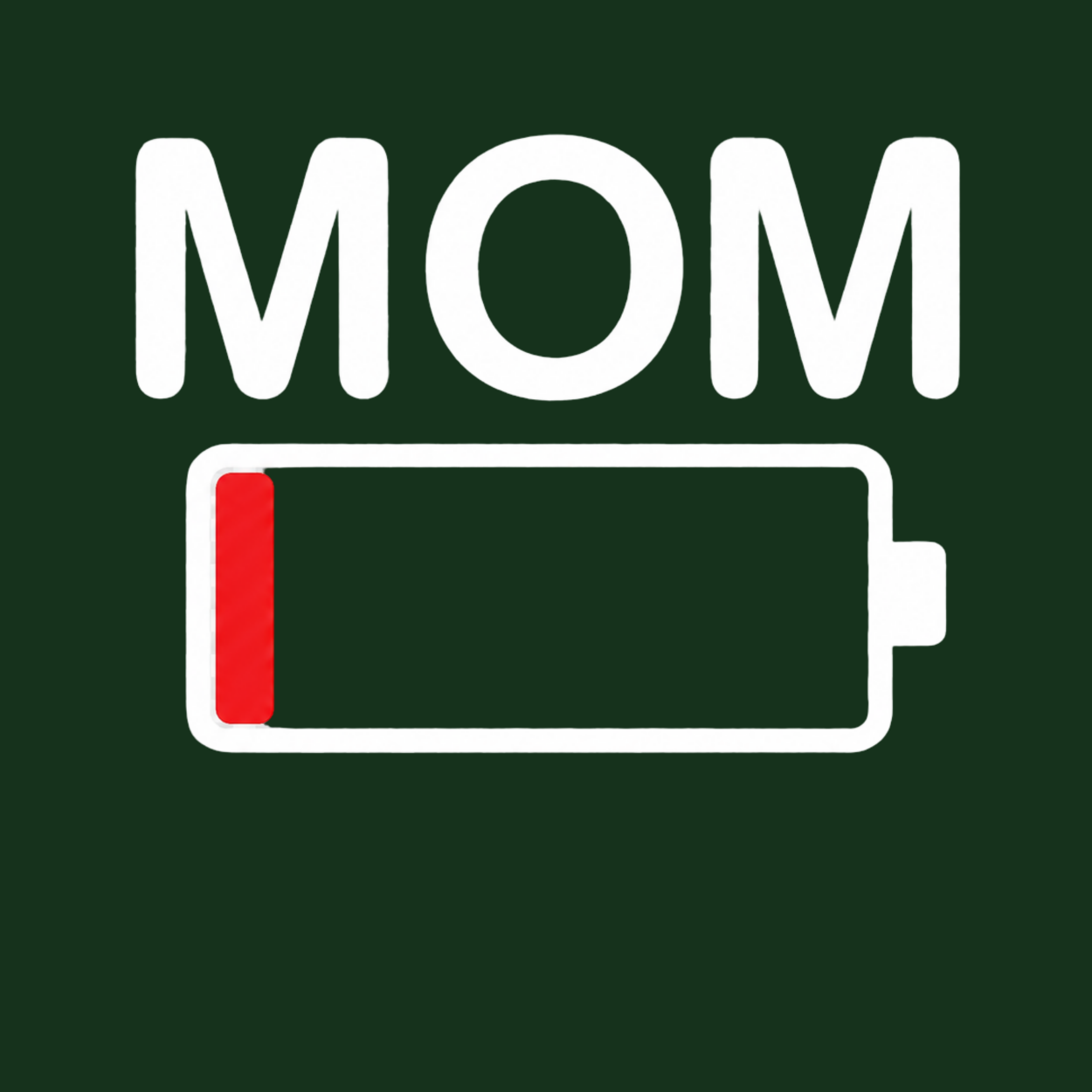 Mom Battery Low Crewneck Sweatshirt color variation 5