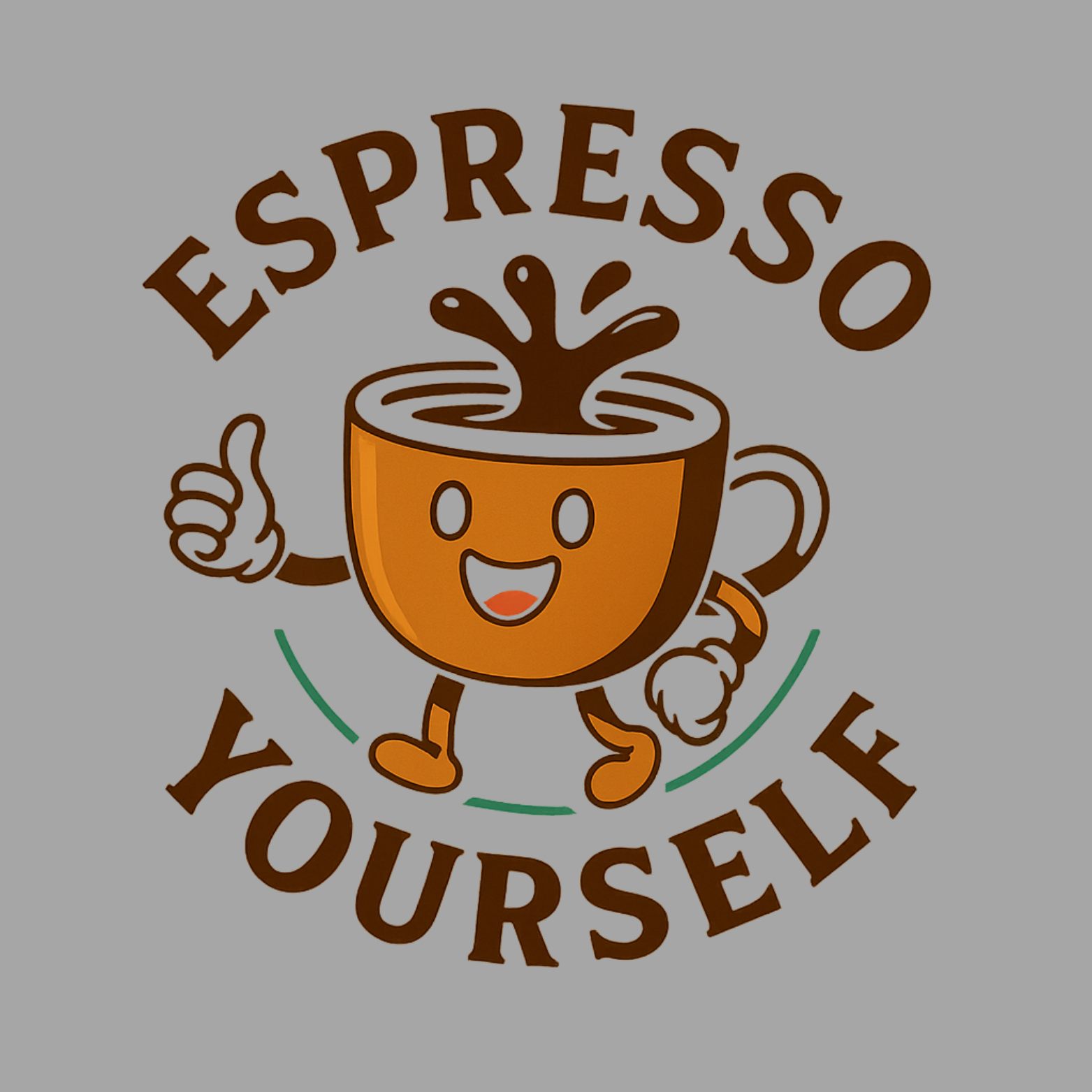 Espresso Yourself Classic T-Shirt - Sports Grey design preview