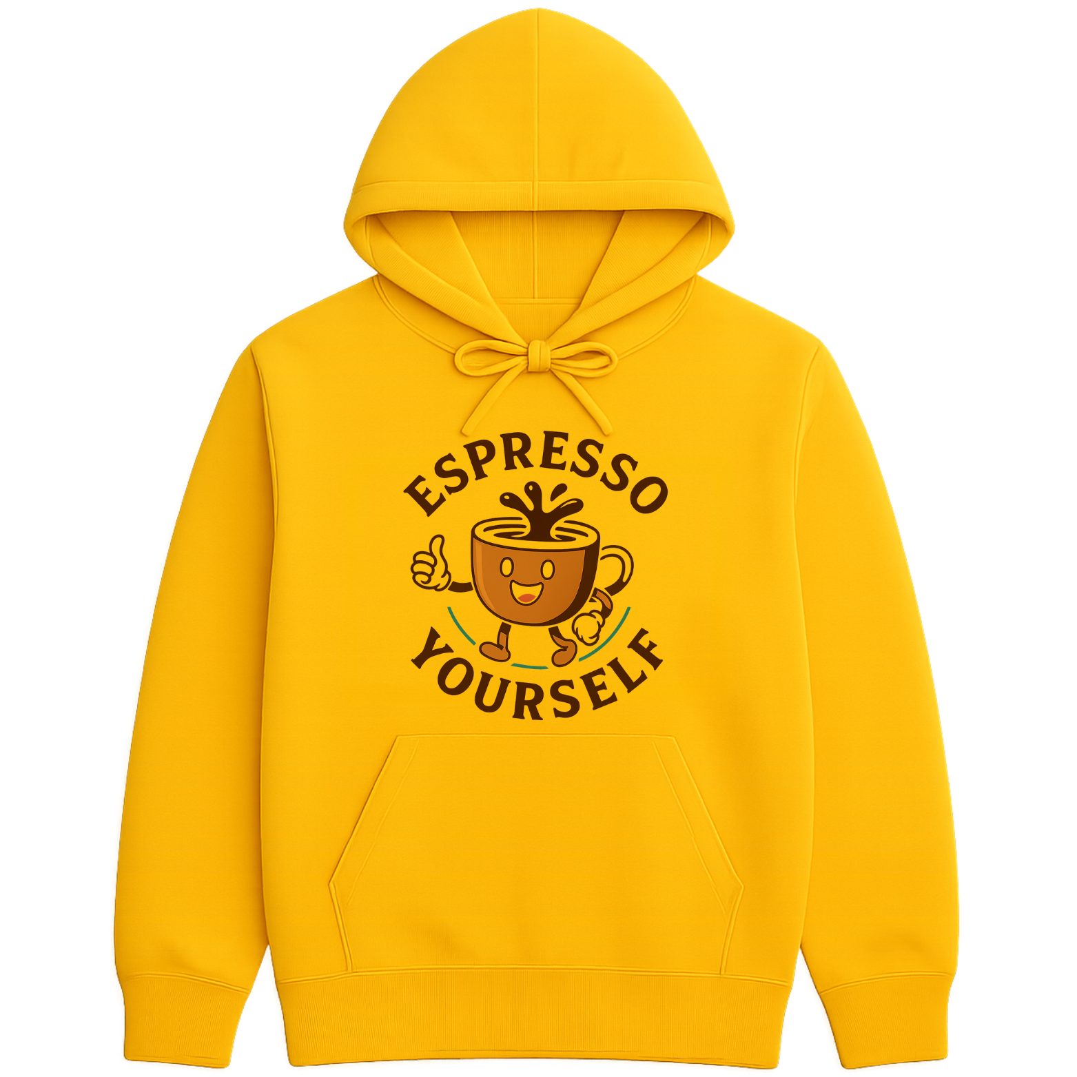 Espresso Yourself Hoodie - Yellow