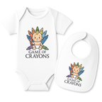 Game Of Crayons Baby Onesie color variation 5