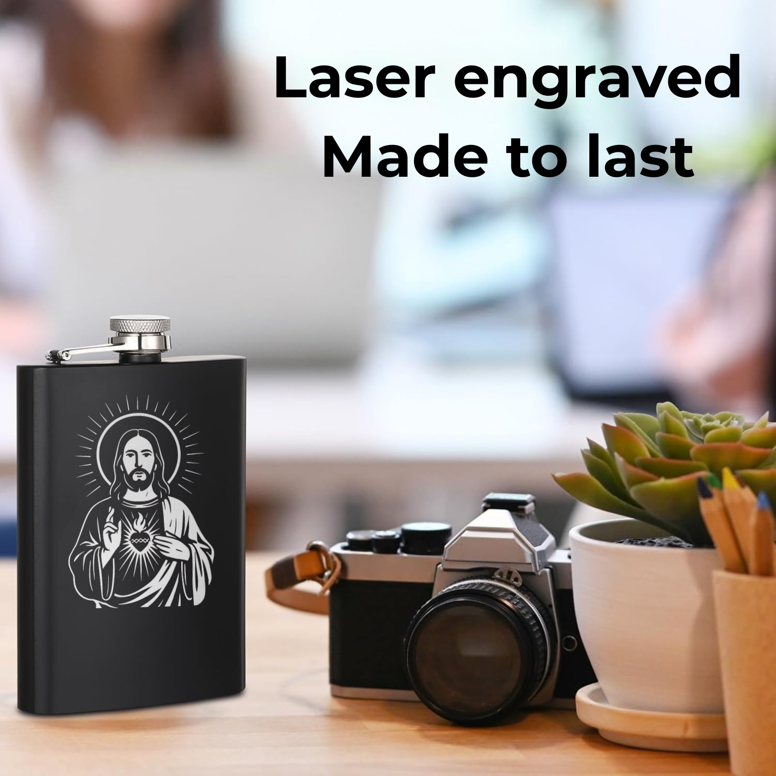Jesus Flask - details 5