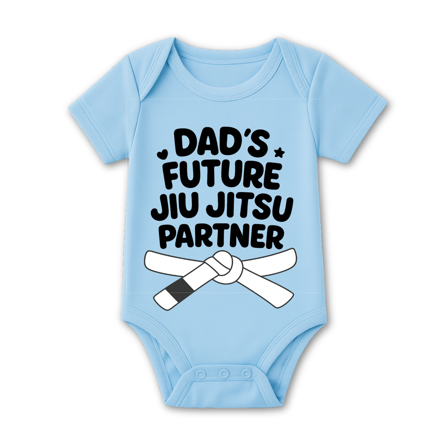 Dad's Future Jiu Jitsu Partner Baby Onesie color variation 5