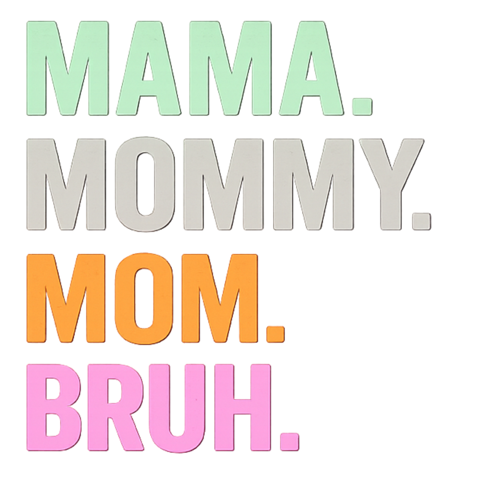 Mom Bruh Crewneck Sweatshirt - Forest Green design preview