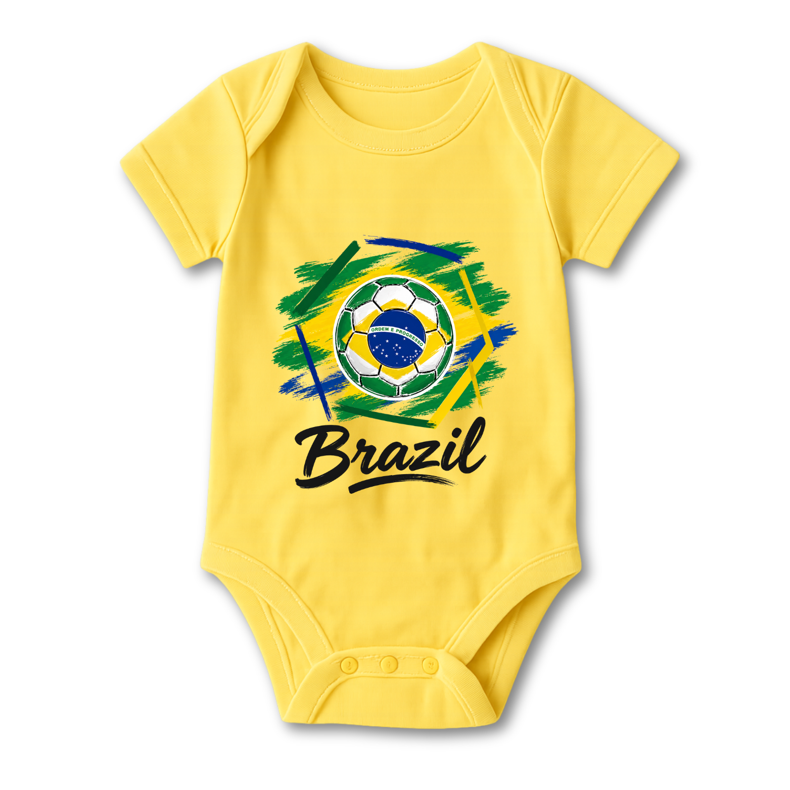Brazil Football Baby Onesie color variation 5