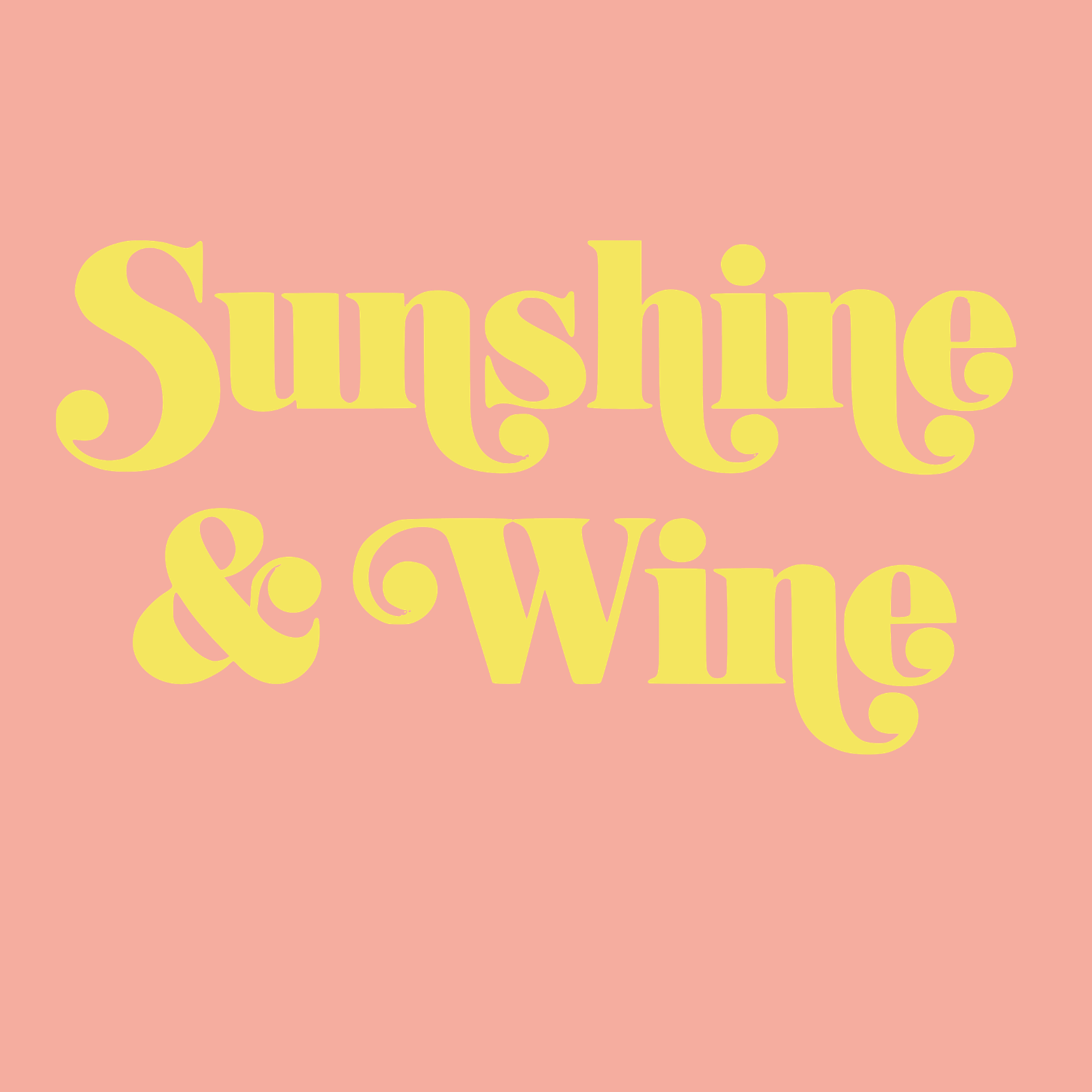 Sunshine & Wine Women's Racerback Tank - Desert Pink design preview