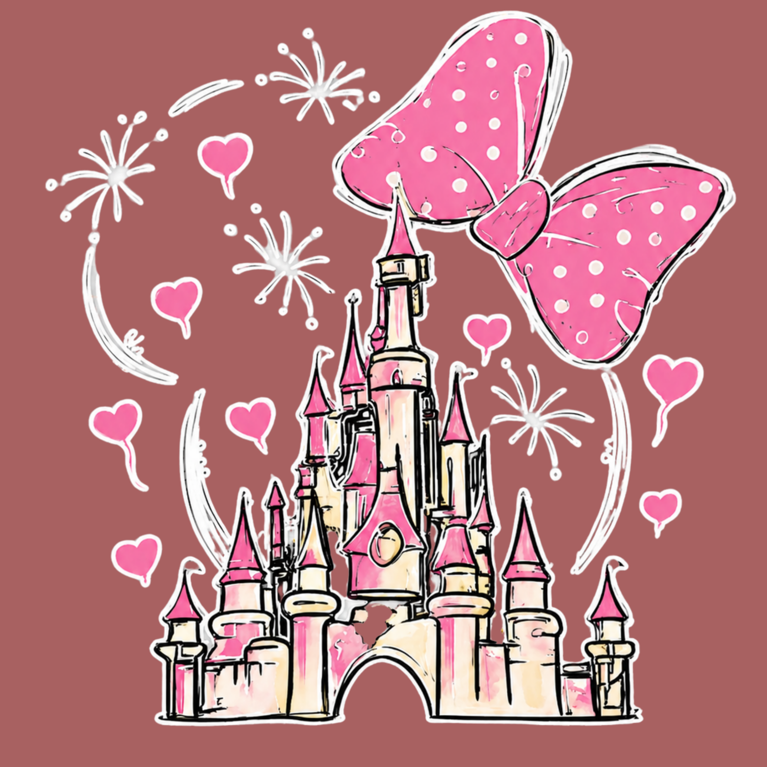 Magical Youth Triblend Tee - Mauve design preview