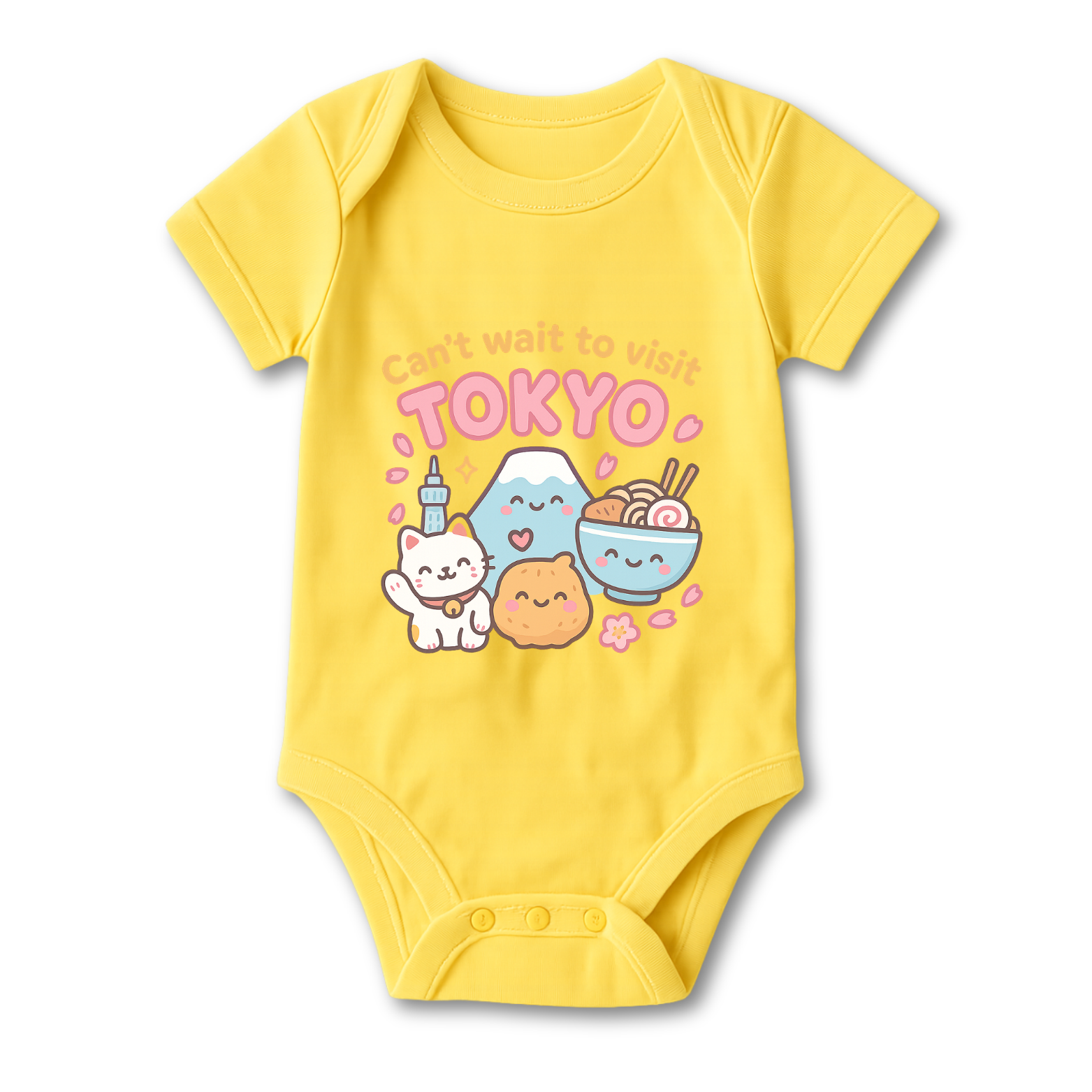 Can't Wait To Visit Tokyo Baby Onesie color variation 5
