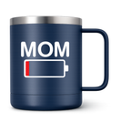Mom Battery Low Travel Coffee Tumbler color variation 5
