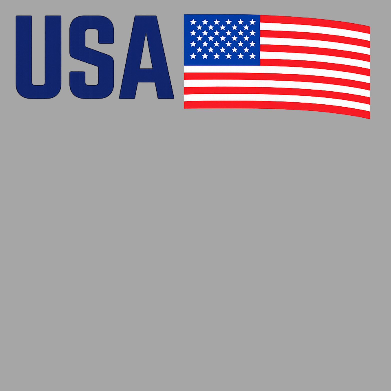USA Classic T-Shirt - Sports Grey design preview