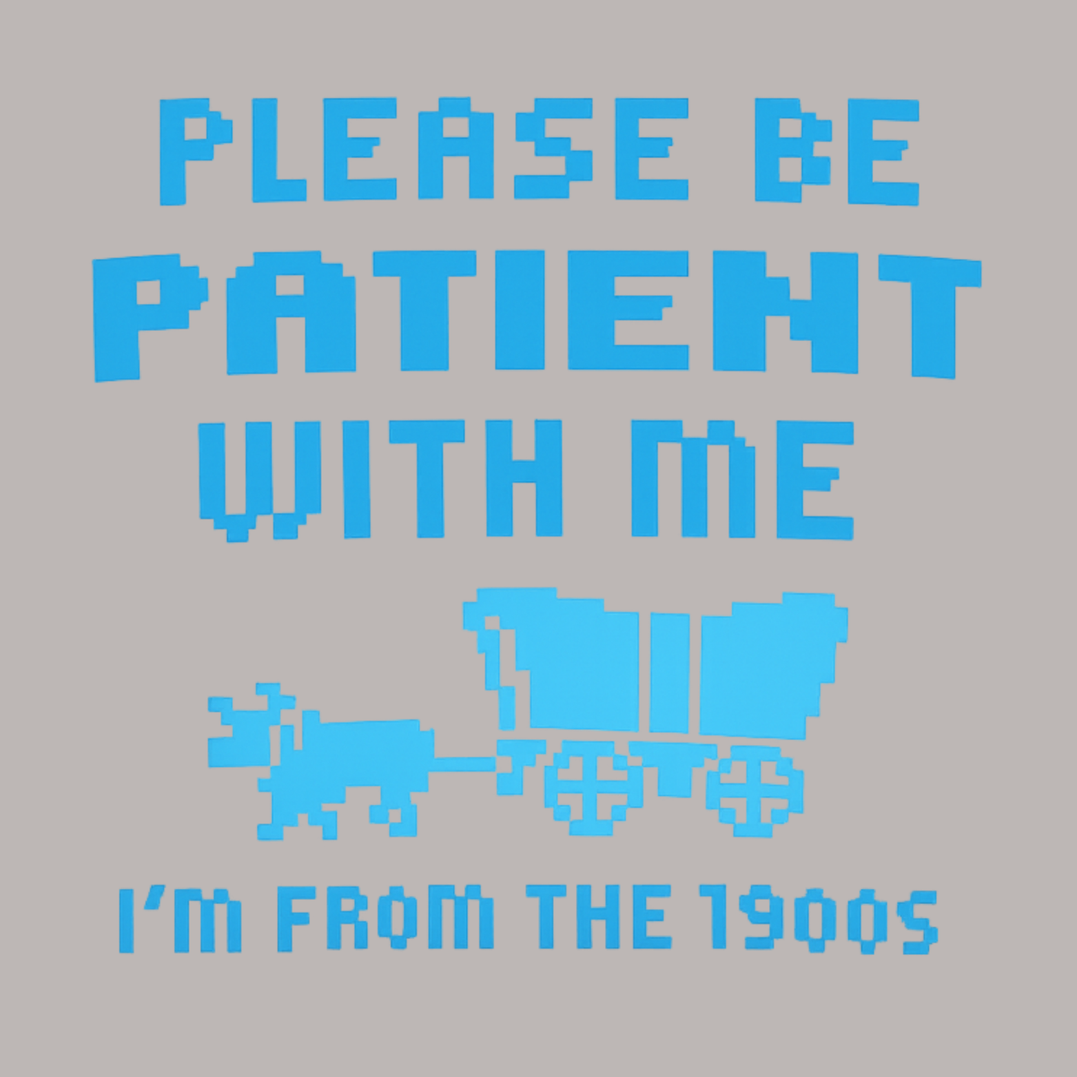 Please Be Patient I'm From The 1900s Women's Ultra-Premium Triblend T-Shirt - Heather Grey design preview