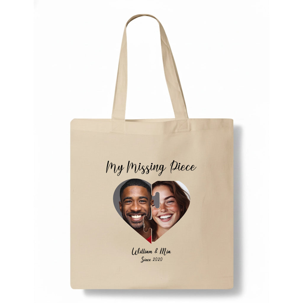 My Missing Piece Tote Bag hero product mockup