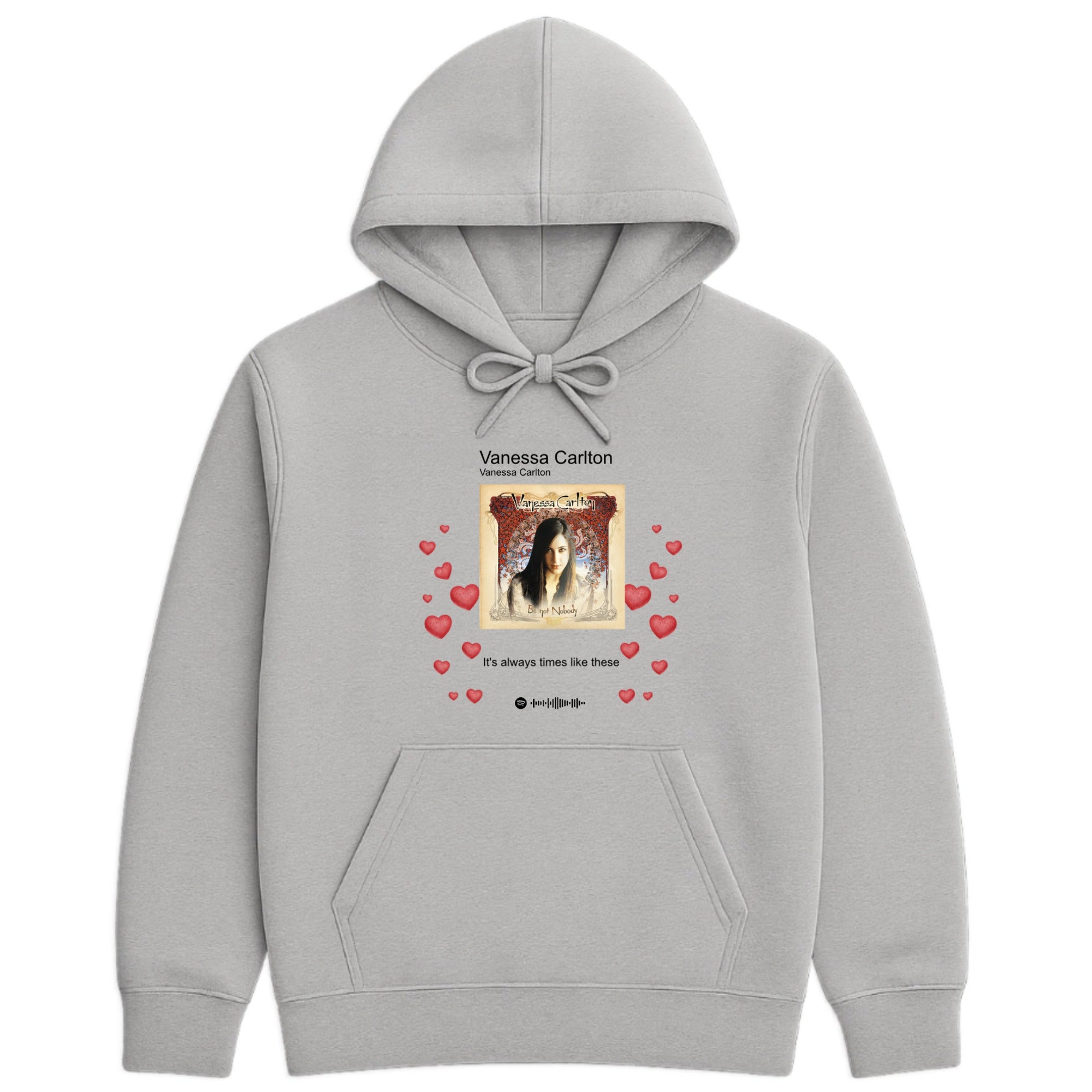 Music Player Spotify - Valentines Hoodie hero product mockup