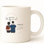 The day we met Coffee Mug hero product mockup