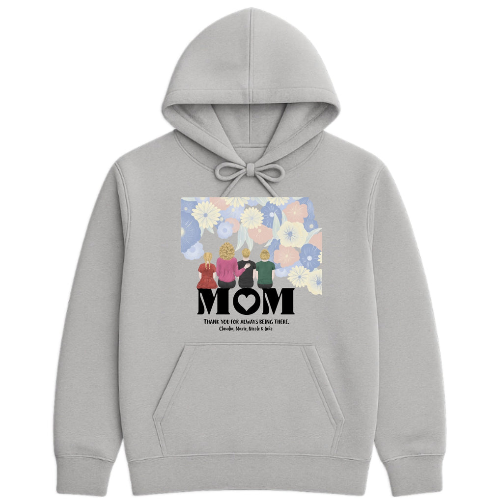 Mom, thank you for being there Hoodie color variation 1