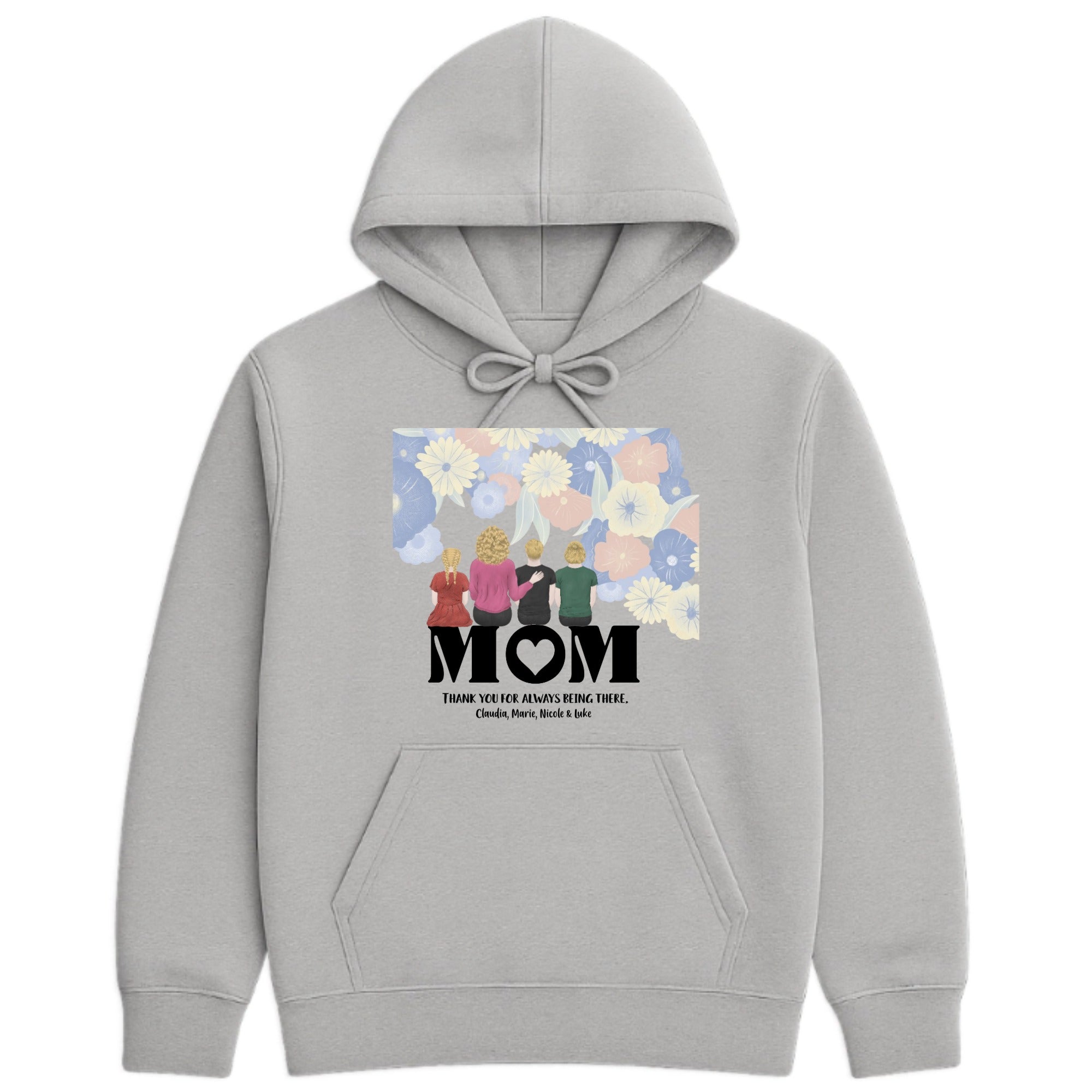 Mom, thank you for being there Hoodie color variation 1