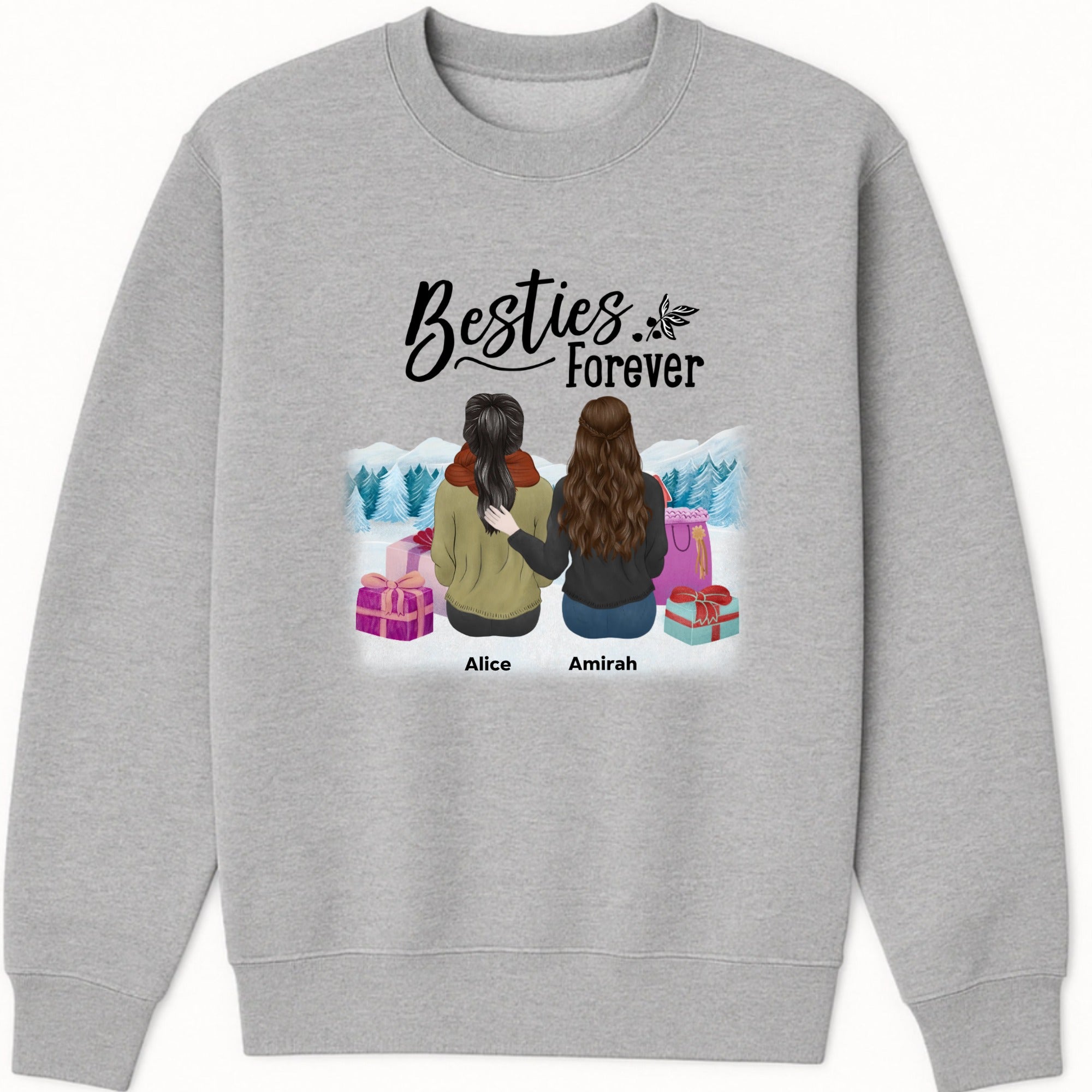 Forever My Bestie Sweatshirt hero product mockup