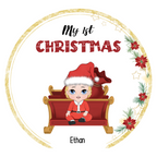 My 1st Christmas Hoodie alternate product view 2