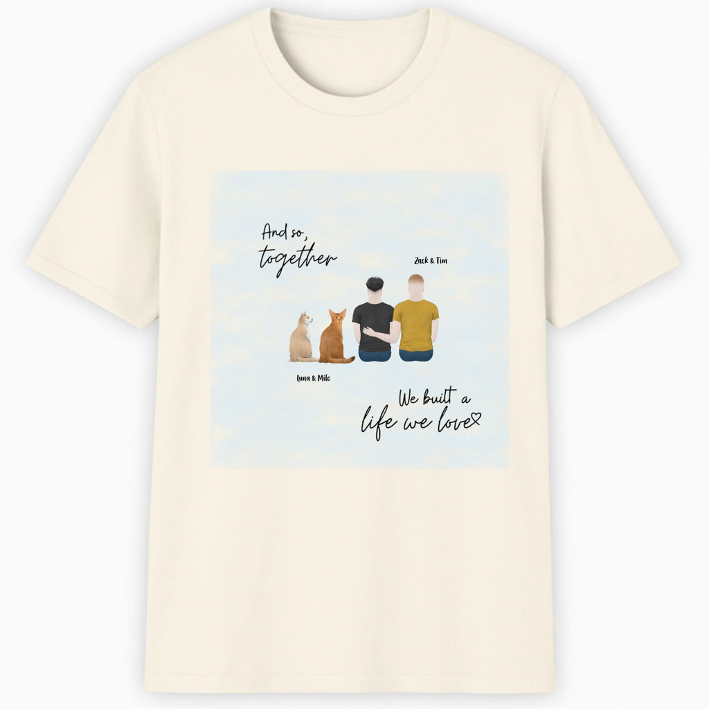 The day I met you I found my missing piece Classic T-Shirt hero product mockup