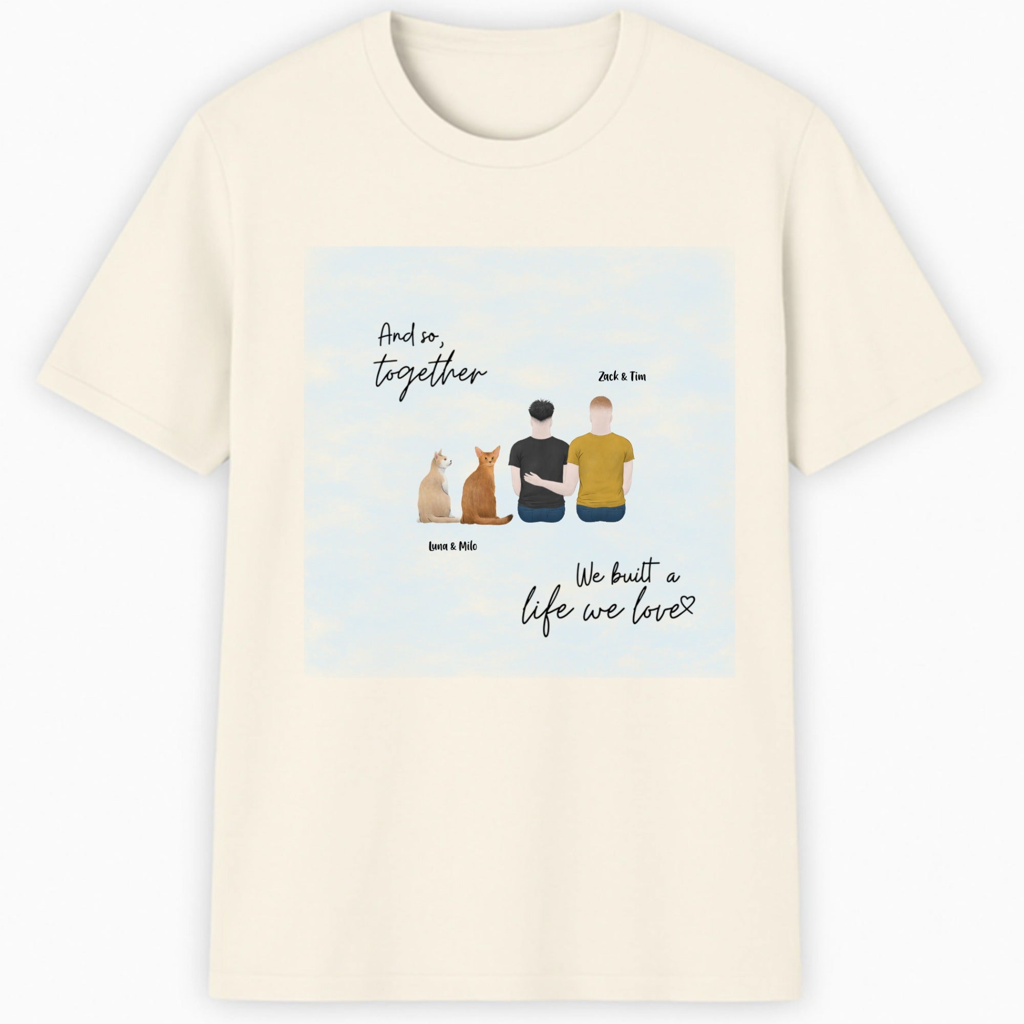 The day I met you I found my missing piece Classic T-Shirt hero product mockup
