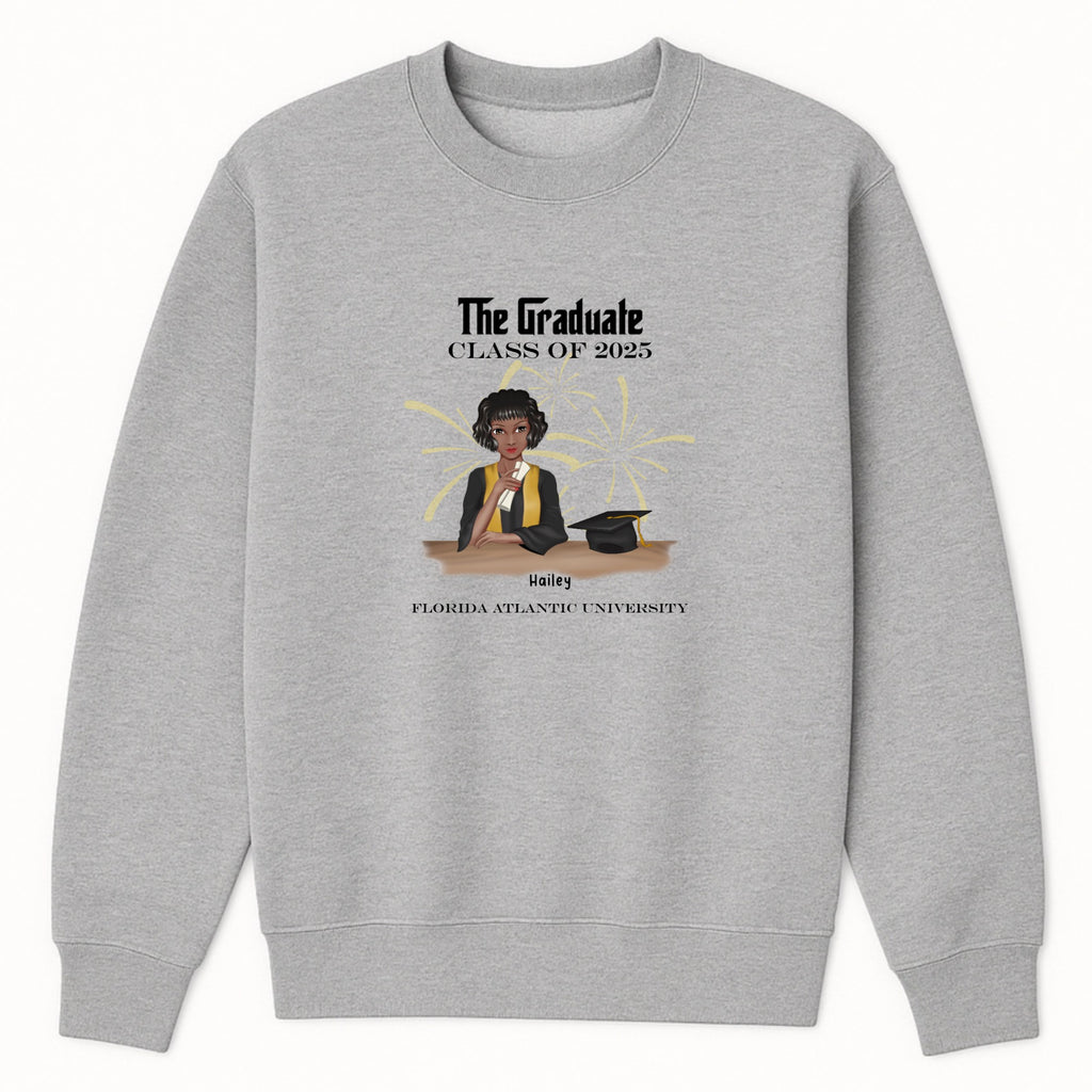 The Graduate Crewneck Sweatshirt hero product mockup