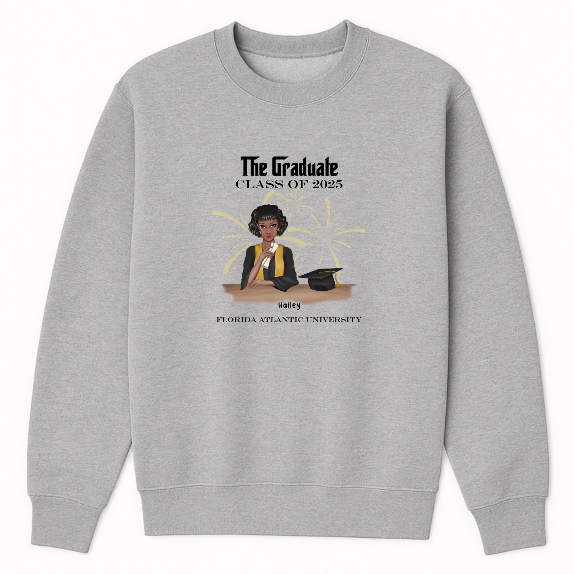 The Graduate Crewneck Sweatshirt hero product mockup