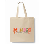 Spooky Cute Name Tote Bag hero product mockup