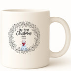 My first Christmas Coffee Mug hero product mockup